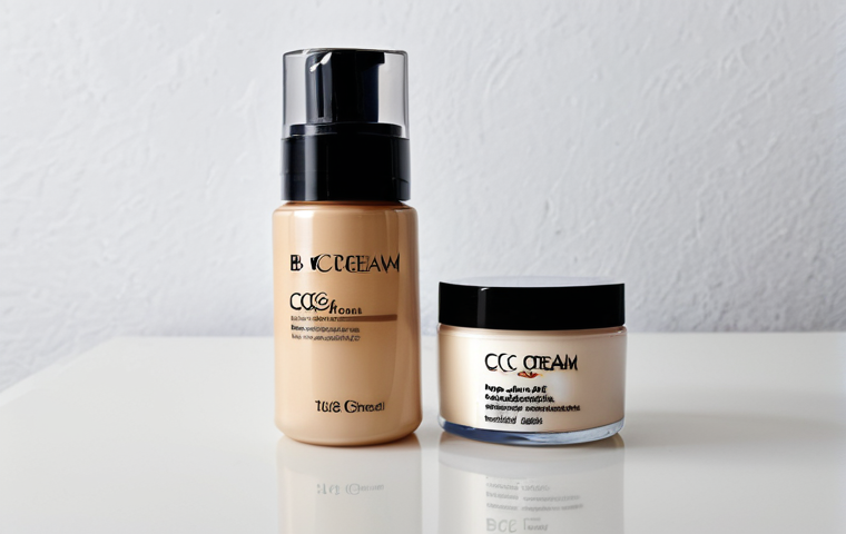 다기능 BB크림과 CC크림 비교 - CC Cream - Evening Out Skin Tone**

"A close-up portrait of a woman with slight redness on her cheek...