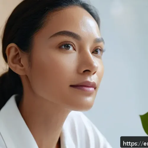 Home 31 안티에이징용 아이크림 추천 - A close-up, well-lit portrait of a diverse woman in her 30s gently applying a lightweight eye cream ...